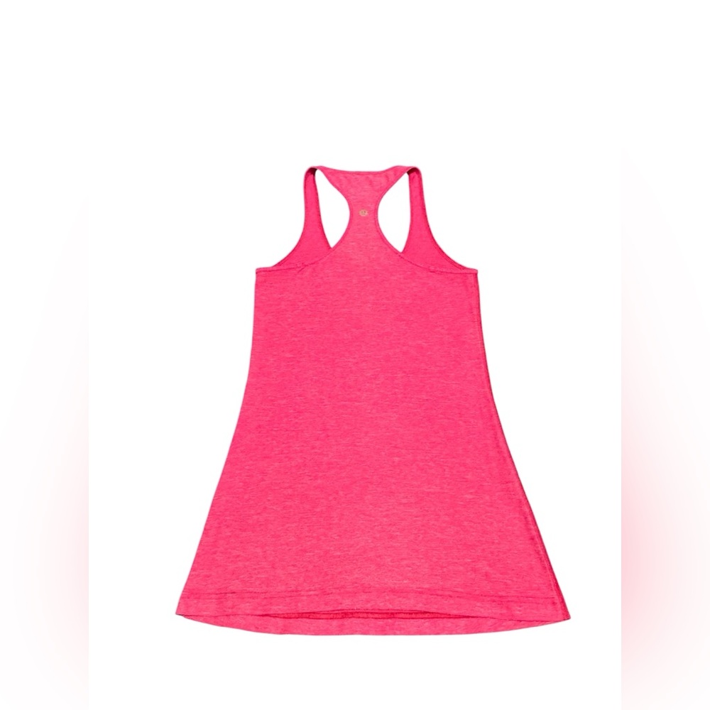 Lululemon Cool Racerback Tank Top Heathered Jewelled Magenta Pink 4 Athleisure - Picture 7 of 9
